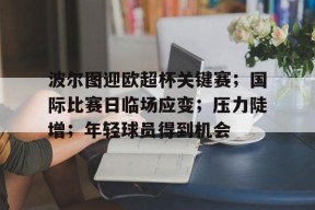 开云-包含波尔图迎欧超杯关键赛；国际比赛日临场应变；压力陡增；年轻球员得到机会的词条